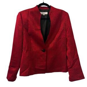 NWT JONES STUDIO Red Women's Jacket Blazer Sz 10